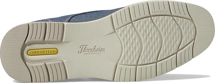 Florsheim Vibe Canvas Plain Toe Oxford Men's Shoes Blue : 11.5 M (D), Canvas/Rubber - Image 3