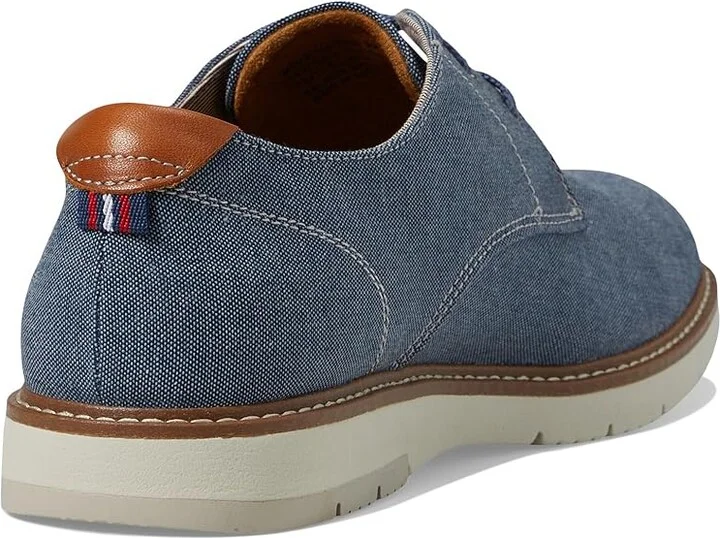 Florsheim Vibe Canvas Plain Toe Oxford Men's Shoes Blue : 11.5 M (D), Canvas/Rubber - Image 4