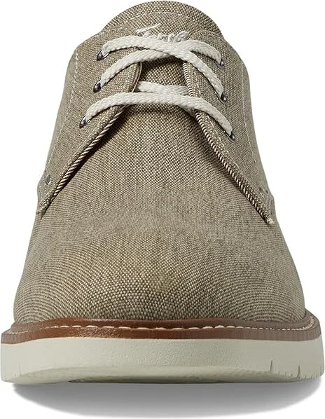 Florsheim Vibe Canvas Plain Toe Oxford Men's Shoes Taupe : 9 W (3E), Canvas/Rubber - Image 5