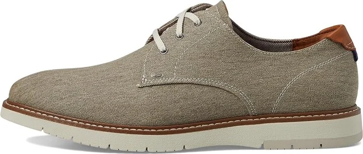 Florsheim Vibe Canvas Plain Toe Oxford Men's Shoes Taupe : 9 W (3E), Canvas/Rubber - Image 6