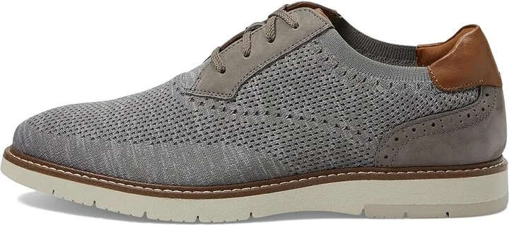 Florsheim Vibe Knit Plain Toe Oxford Men's Shoes Gray : 7 W (3E), EVA/Leather/Mesh - Image 6