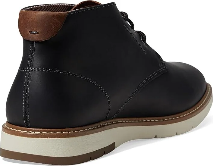 Florsheim Vibe Plain Toe Chukka Men's Boots Black Crazy Horse : 8 W (3E), Leather/Rubber - Image 4
