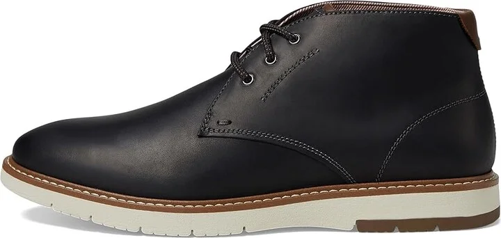 Florsheim Vibe Plain Toe Chukka Men's Boots Black Crazy Horse : 8 W (3E), Leather/Rubber - Image 6
