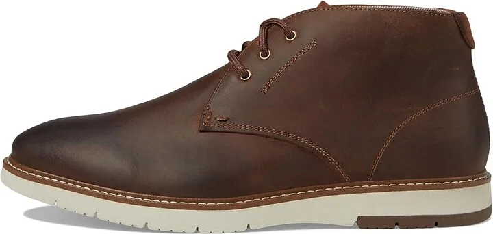 Florsheim Vibe Plain Toe Chukka Men's Boots Brown Crazy Horse : 7 M (D), Leather/Rubber - Image 6