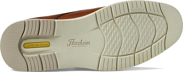 Florsheim Vibe Plain Toe Oxford Men's Shoes Cognac : 10 M (D), Leather - Image 3