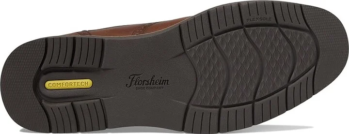 Florsheim Vibe Wing Tip Oxford Men's Shoes Cognac 1 : 8 M (D), Nubuck/Rubber - Image 3