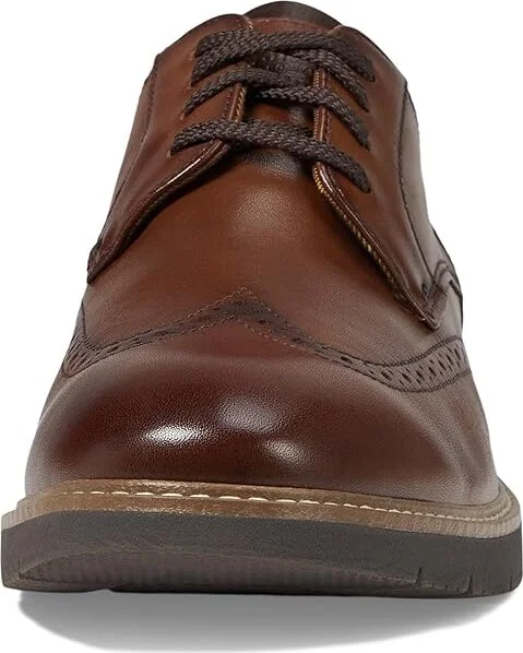 Florsheim Vibe Wing Tip Oxford Men's Shoes Cognac 1 : 8 M (D), Nubuck/Rubber - Image 5