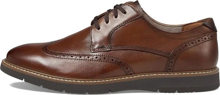 Florsheim Vibe Wing Tip Oxford Men's Shoes Cognac 1 : 8 M (D), Nubuck/Rubber - Image 6