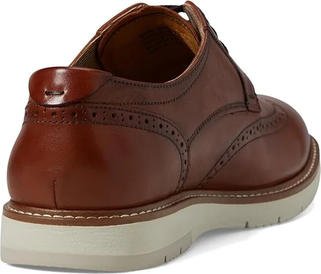 Florsheim Vibe Wing Tip Oxford Men's Shoes Cognac 2 : 7.5 M (D), Leather - Image 4
