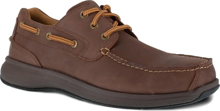 Florsheim Work Bayside Men's Steel Toe Dress Lace-up Shoe Brown - 10 Medium