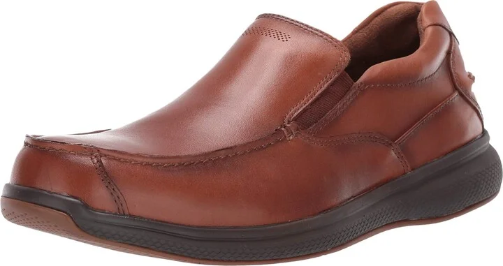 Florsheim Work Bayside Men's Steel Toe Dress Slip-on Shoe Cognac - 8 Medium