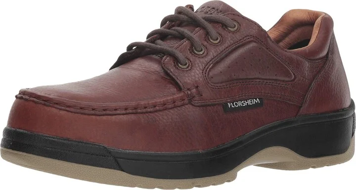 Florsheim Work Compadre Men's Composite Toe Dress Lace-up Shoe Brown - 14 Medium