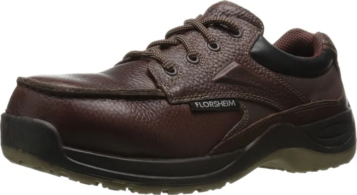 Florsheim Work Rambler Creek Men's Composite Toe Casual Work Brown - 7 Medium
