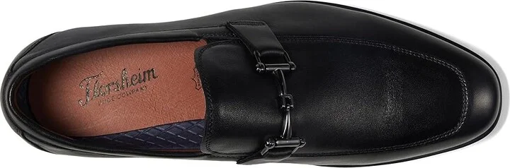 Florsheim Zaffiro Moc Toe Bit Loafers Men's Lace Up Wing Tip Shoes Black : 7.5 M (D), Leather - Image 2