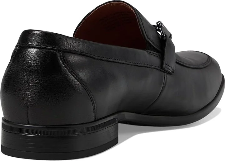 Florsheim Zaffiro Moc Toe Bit Loafers Men's Lace Up Wing Tip Shoes Black : 7.5 M (D), Leather - Image 4