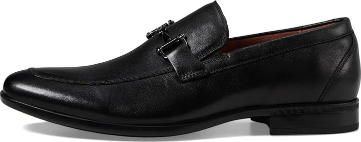 Florsheim Zaffiro Moc Toe Bit Loafers Men's Lace Up Wing Tip Shoes Black : 7.5 M (D), Leather - Image 6
