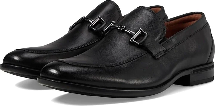 Florsheim Zaffiro Moc Toe Bit Loafers Men's Lace Up Wing Tip Shoes Black : 7.5 M (D), Leather