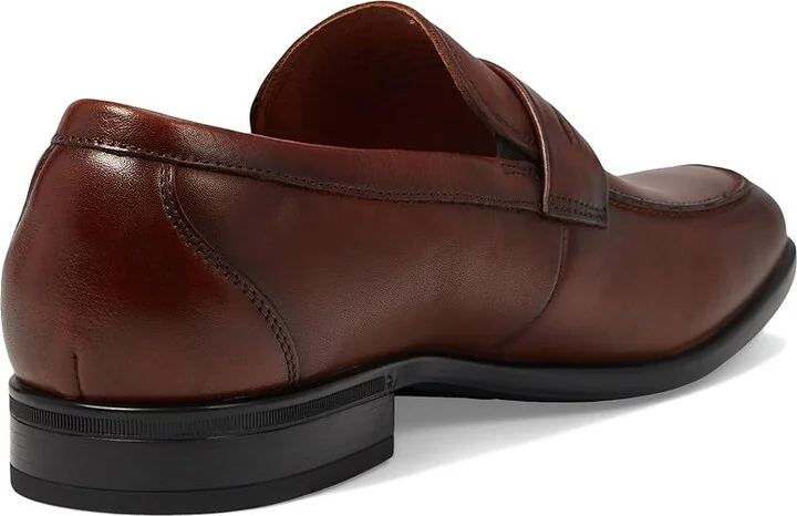 Florsheim Zaffiro Moc Toe Penny Loafer Men's Lace Up Wing Tip Shoes Cognac : 7.5 W (3E), Leather - Image 4