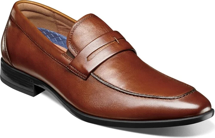 Florsheim Zaffiro Moc Toe Penny Loafer Mens Slip On 14 DM US Cognac
