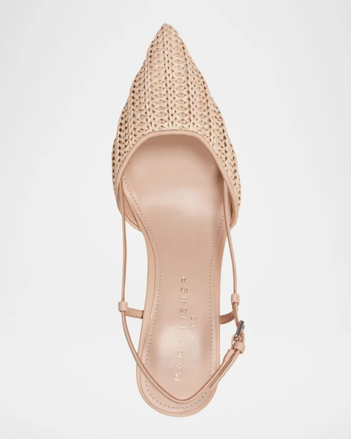 Flory Leather Slingback Pumps - Image 3