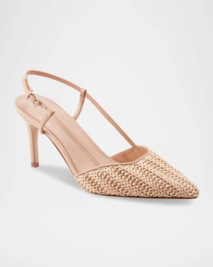 Flory Leather Slingback Pumps - Image 6