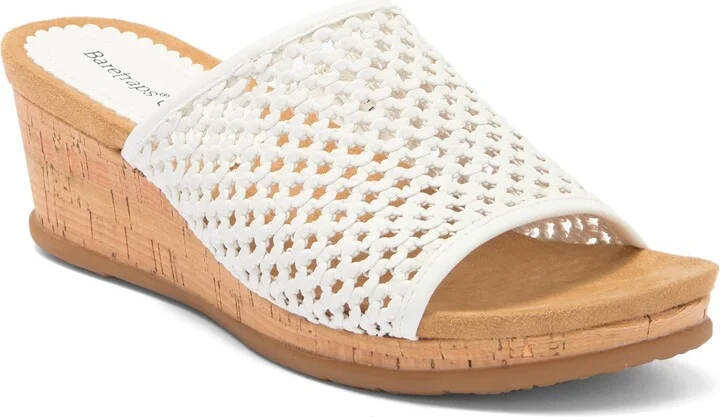 Flossey Wedge Slide Sandal