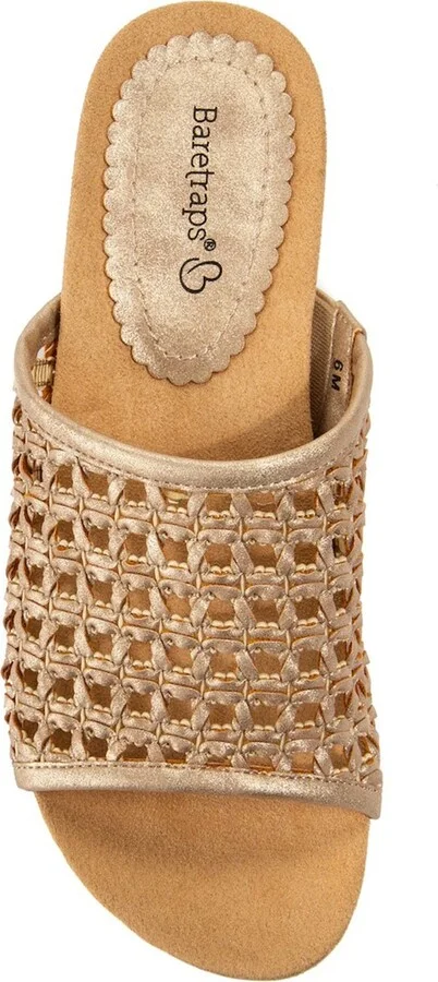 Flossy Woven Wedge Sandal - Image 4