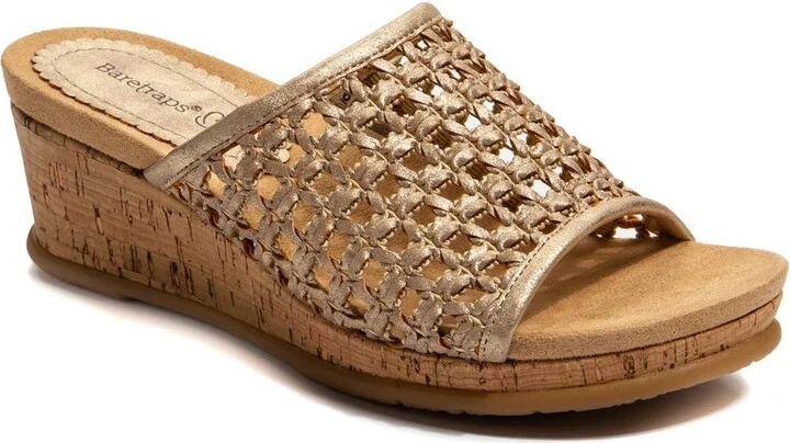Flossy Woven Wedge Sandal