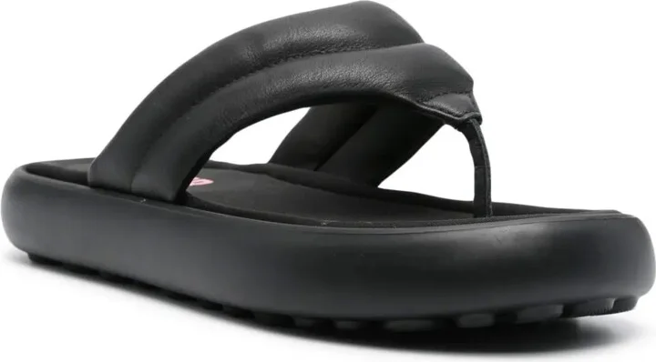 Flota faux-leather flip-flops - Image 2