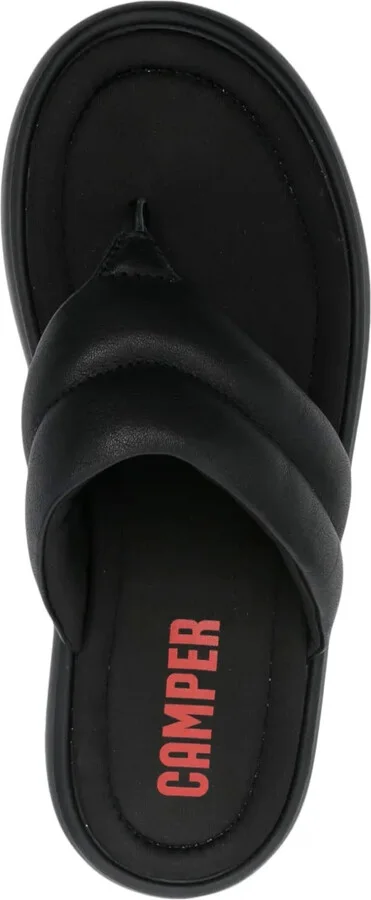 Flota faux-leather flip-flops - Image 4