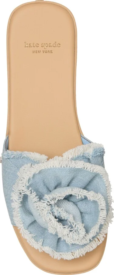 Flourish Denim Slide Sandal - Image 4