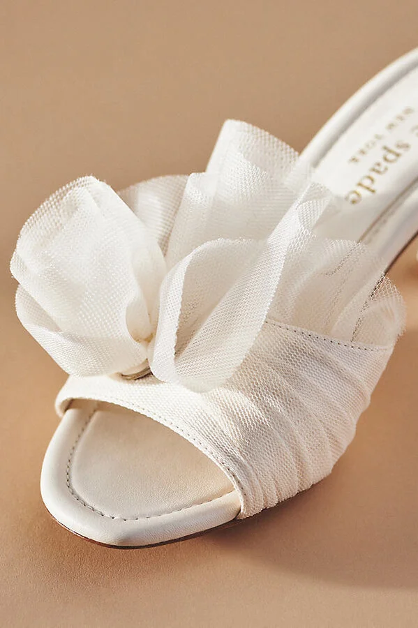 Flourish Tulle Rosette Kitten Heels - Image 2