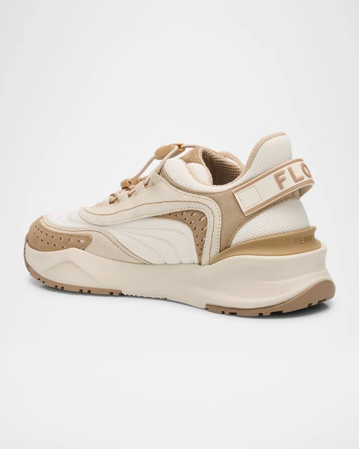 Flow Colorblock Suede Runner Sneakers - Image 2