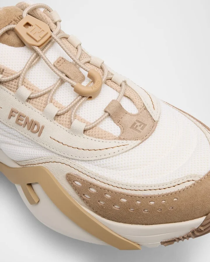 Flow Colorblock Suede Runner Sneakers - Image 3