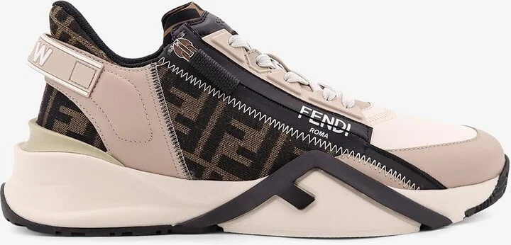 Flow FF Jacquard Low-Top Sneakers