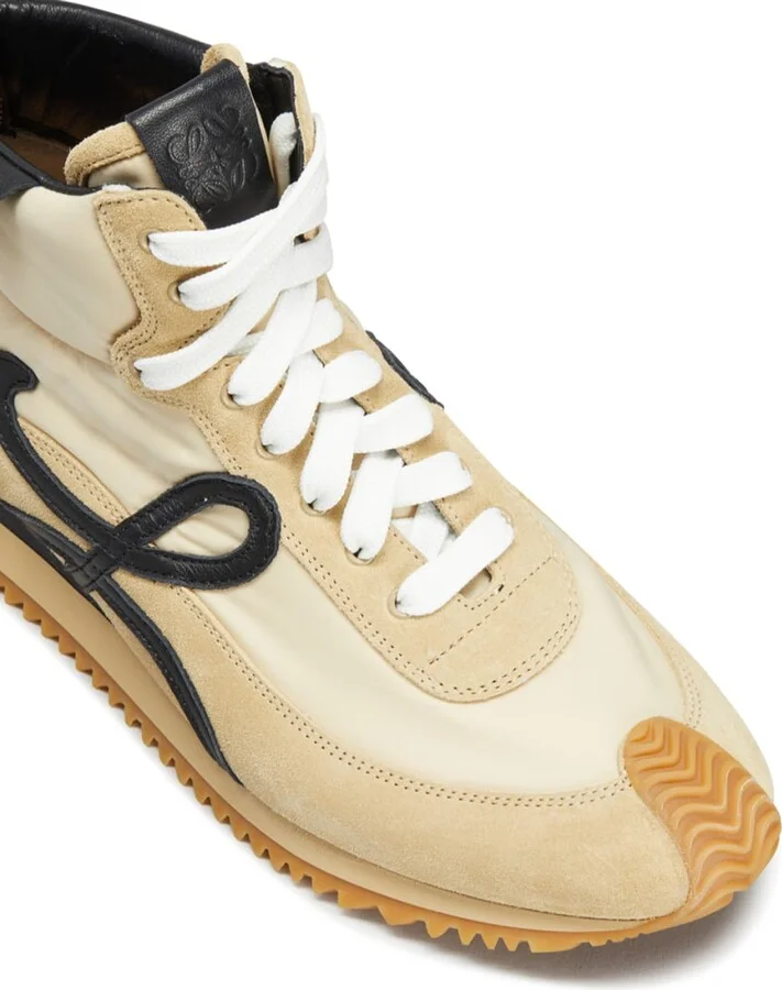 Flow High-Top Retro Runner Sneakers - Image 3
