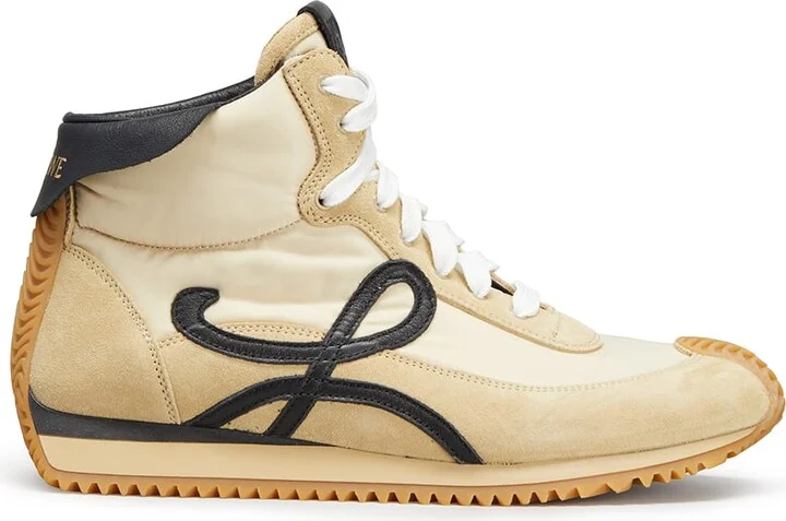 Flow High-Top Retro Runner Sneakers