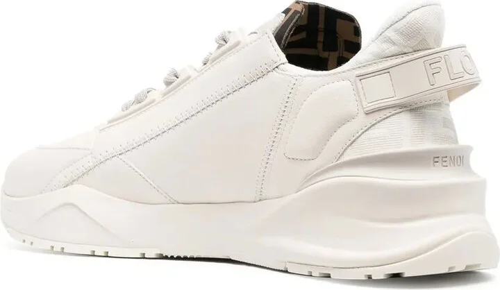 Flow leather low-top sneakers - Image 3