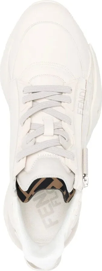 Flow leather low-top sneakers - Image 4