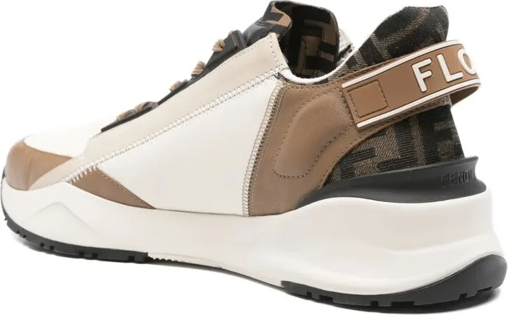 Flow Leather Zip Sneakers - Image 3