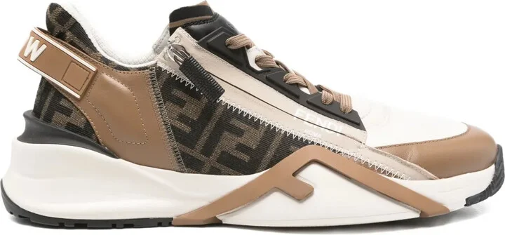 Flow Leather Zip Sneakers