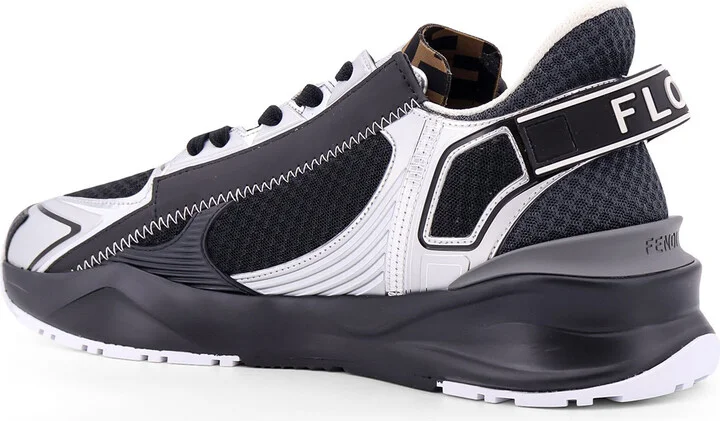 Flow Mesh Sneakers With Ff Detail - Image 3