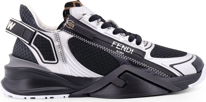 Flow Mesh Sneakers With Ff Detail