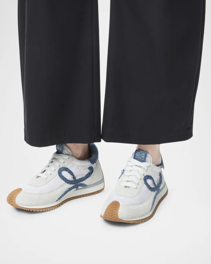 Flow Runner 2.0 Denim Sneakers - Image 9