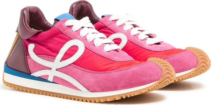 Flow Runner sneakers in nylon and suede - Image 3