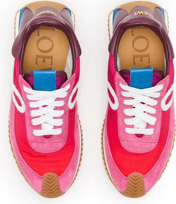 Flow Runner sneakers in nylon and suede - Image 5