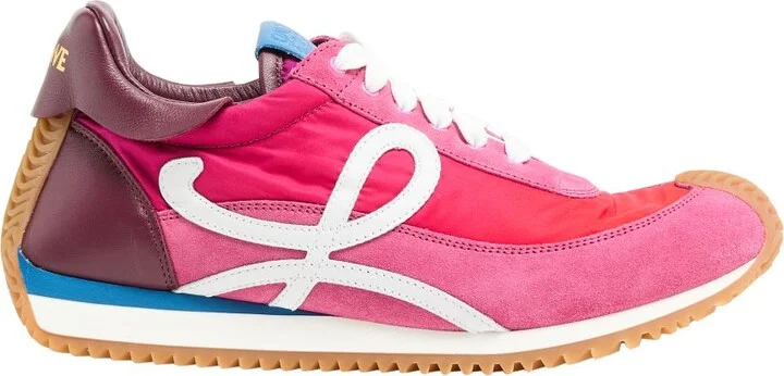 Flow Runner sneakers in nylon and suede - Image 9