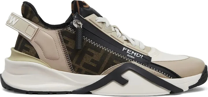 Flow zip-fastening sneakers