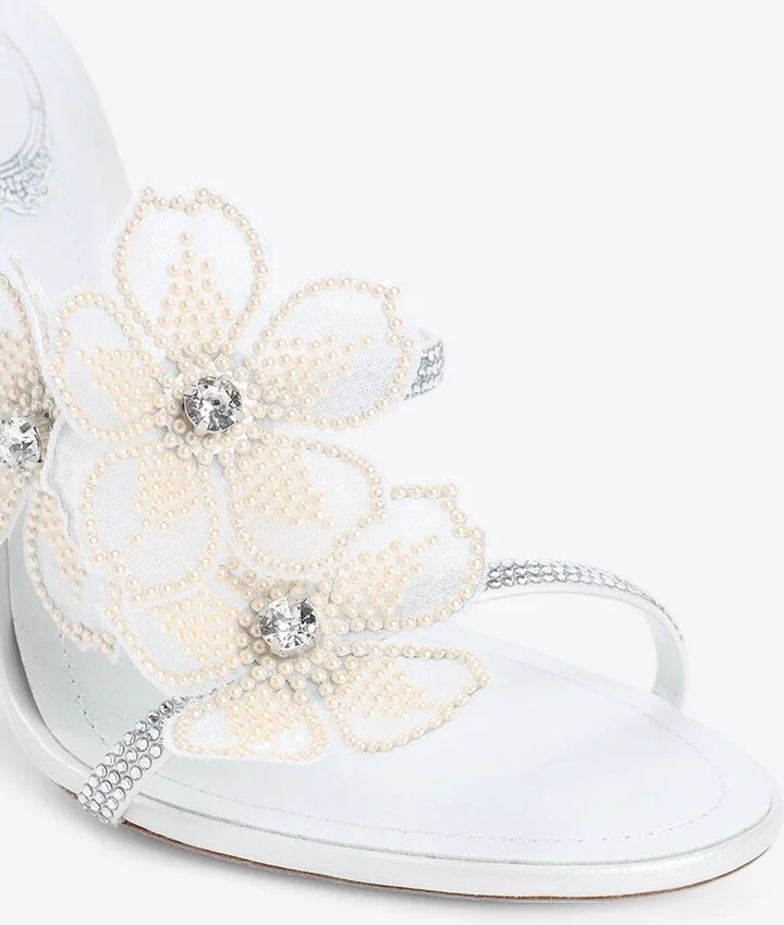 Flower 105 Leather Sandals - Image 2