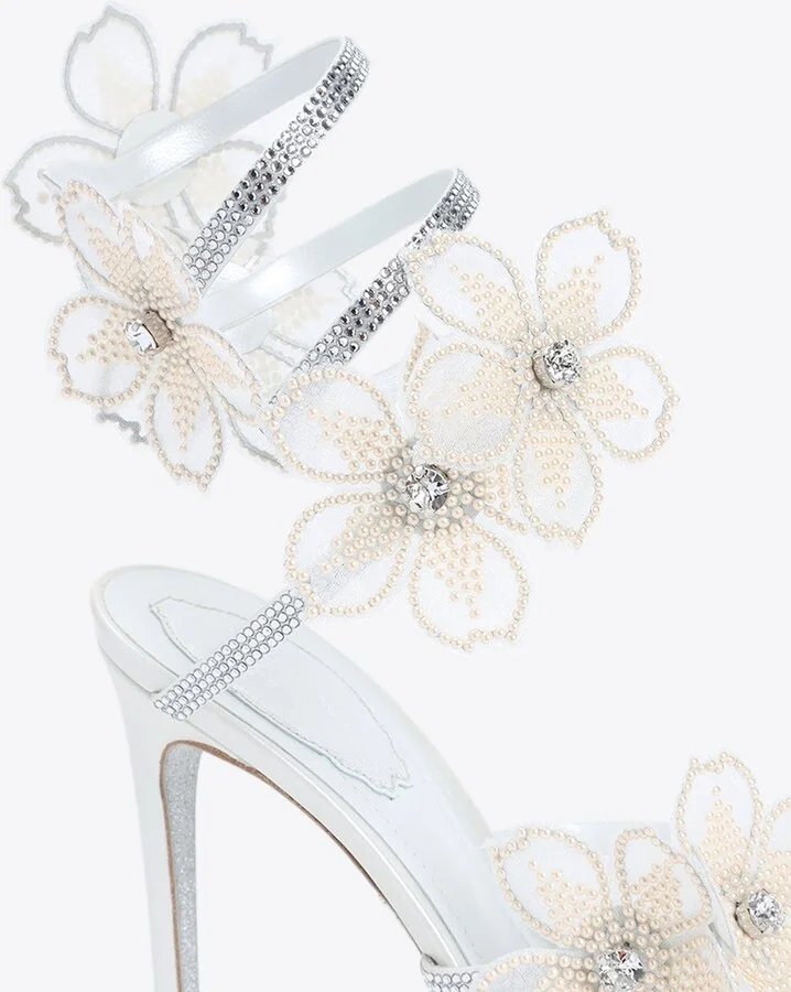Flower 105 Leather Sandals - Image 3